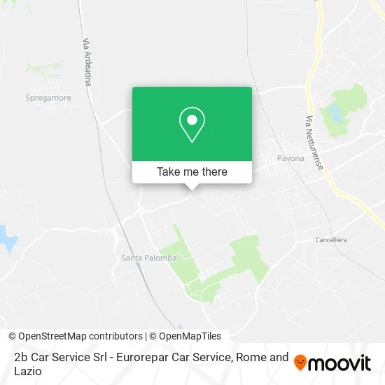2B Car Service Srl - Eurorepar Car Service map