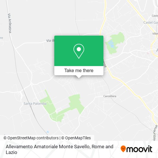 Allevamento Amatoriale Monte Savello map