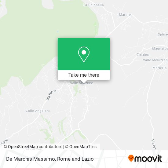 De Marchis Massimo map