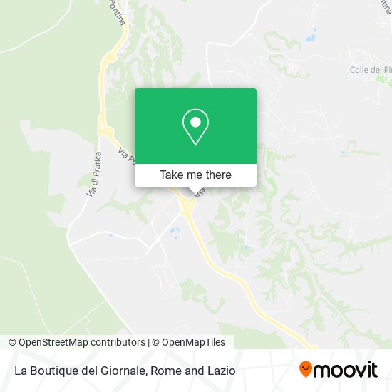 La Boutique del Giornale map