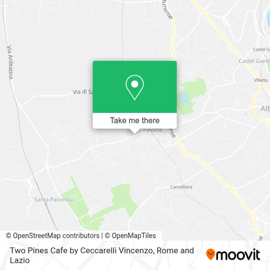 Two Pines Cafe by Ceccarelli Vincenzo map