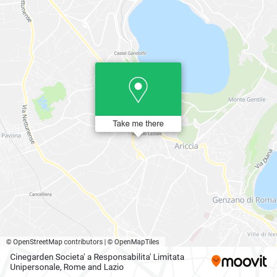 Cinegarden Societa' a Responsabilita' Limitata Unipersonale map