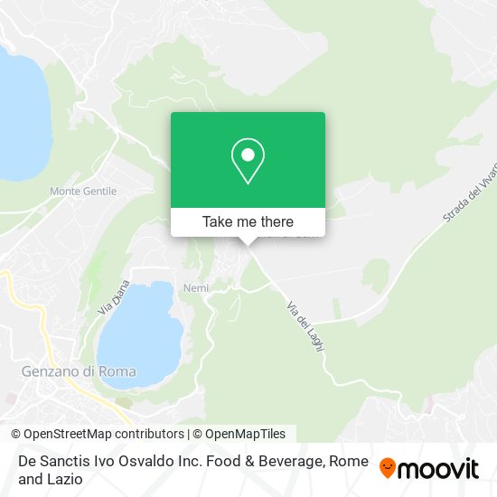 De Sanctis Ivo Osvaldo Inc. Food & Beverage map