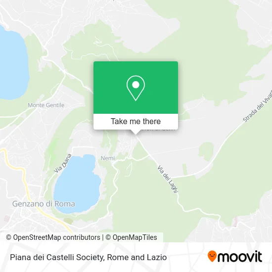 Piana dei Castelli Society map