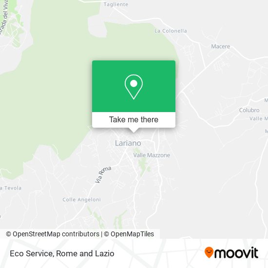 Eco Service map