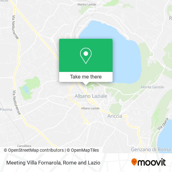 Meeting Villa Fornarola map