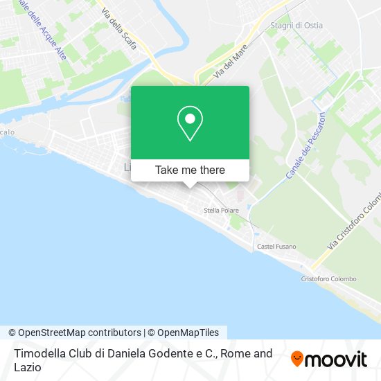 Timodella Club di Daniela Godente e C. map
