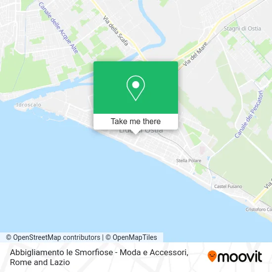 Le Smorfiose Clothing - Fashion and Accessories map