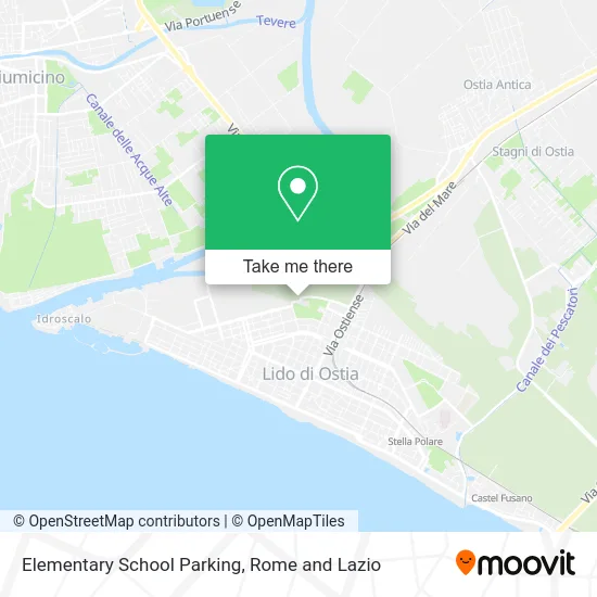 Elementary School Parking map