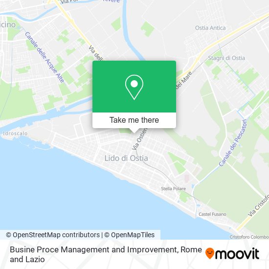 Busine Proce Management and Improvement map