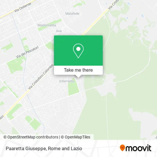 Paaretta Giuseppe map