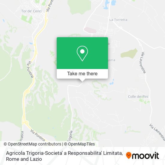 Agricola Trigoria-Societa' a Responsabilita' Limitata map
