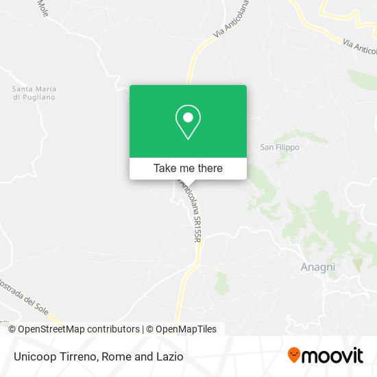 Unicoop Tirreno map