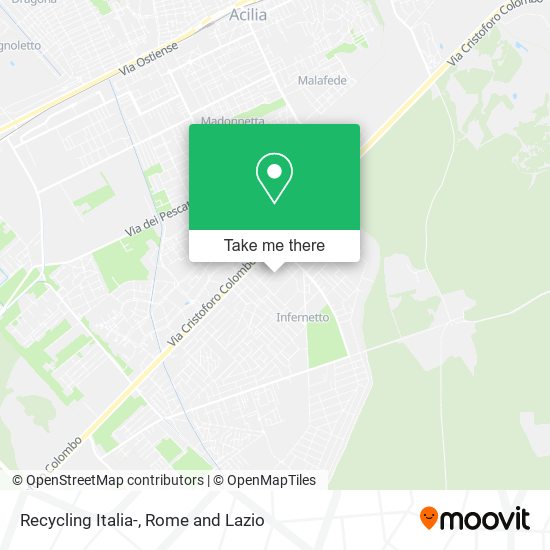 Recycling Italia- map