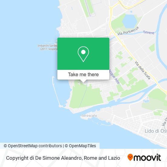Copyright di De Simone Aleandro map