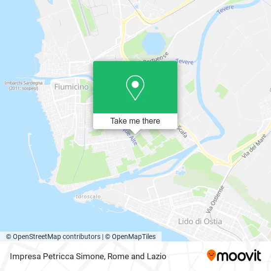 Impresa Petricca Simone map