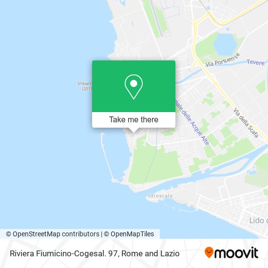 Riviera Fiumicino-Cogesal. 97 map
