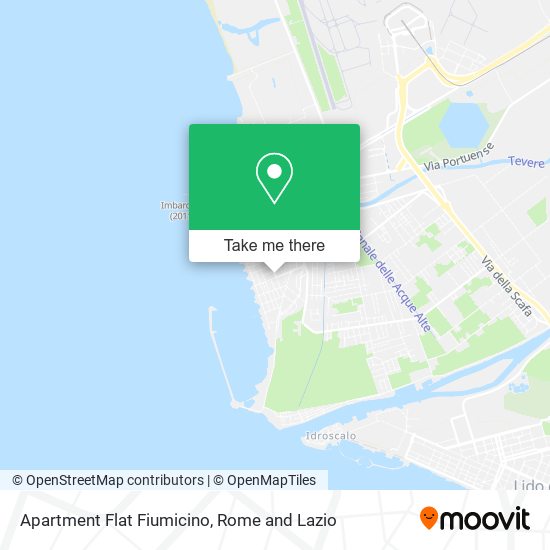 Apartment Flat Fiumicino map