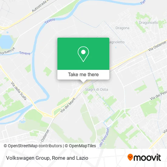 Volkswagen Group map