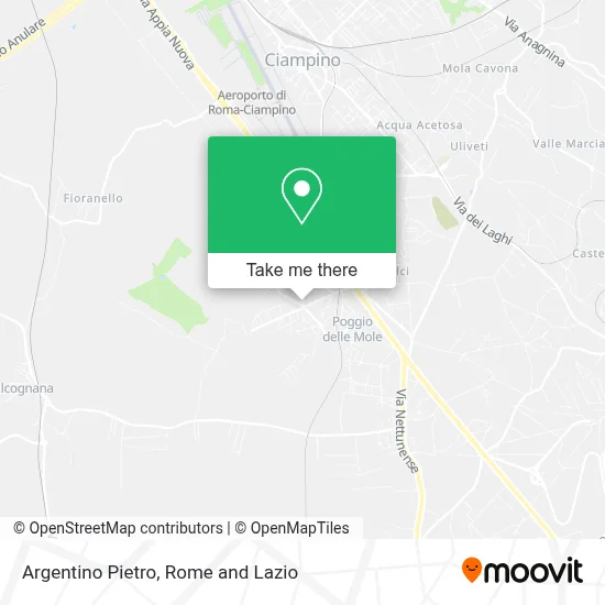 Argentino Pietro map