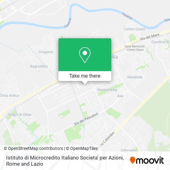 Istituto di Microcredito Italiano Societa' per Azioni map
