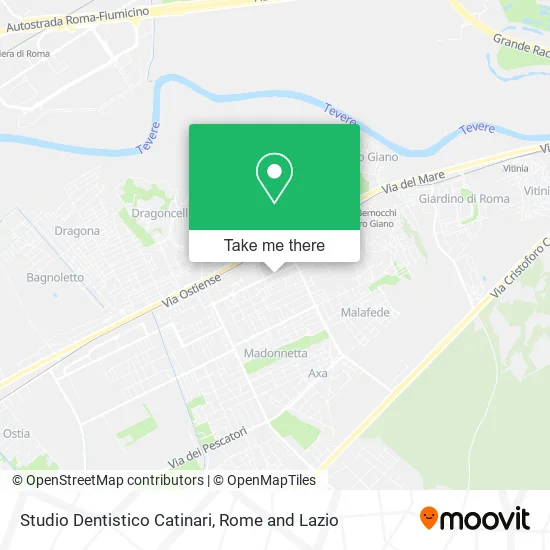 Studio Dentistico Catinari map