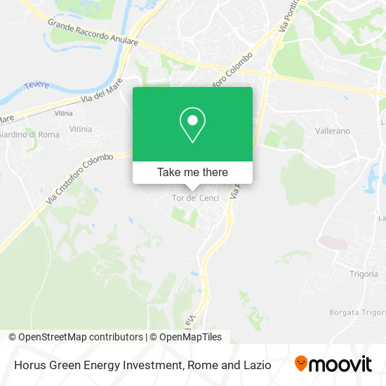 Horus Green Energy Investment map