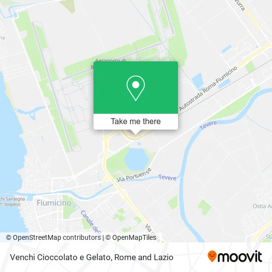 Venchi Chocolate and Gelato map