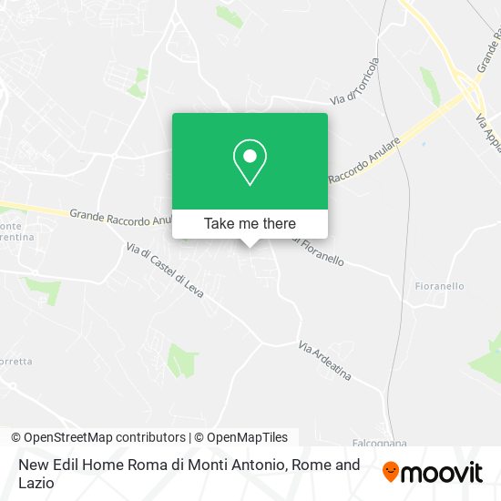 New Edil Home Roma di Monti Antonio map