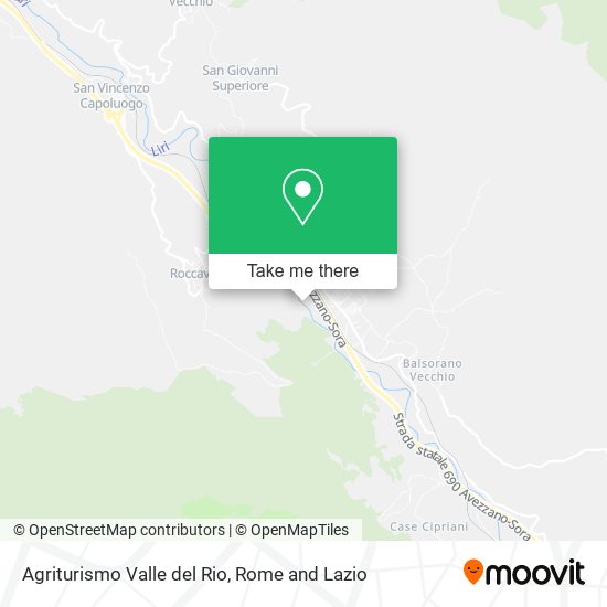 Agriturismo Valle del Rio map