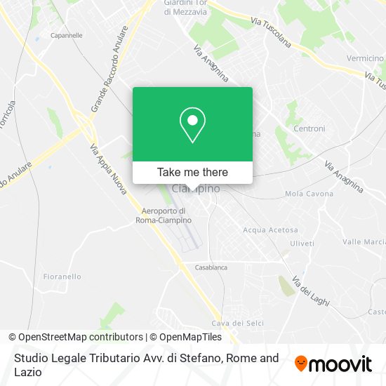 Studio Legale Tributario Avv. di Stefano map