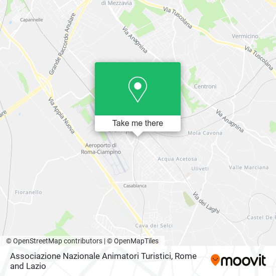 Associazione Nazionale Animatori Turistici map