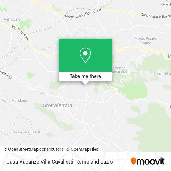 Casa Vacanze Villa Cavalletti map