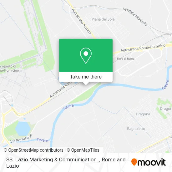 SS Lazio Marketing & Communication map