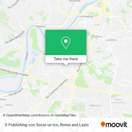 X Publishing con Socio un Ico map