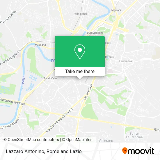 Lazzaro Antonino map