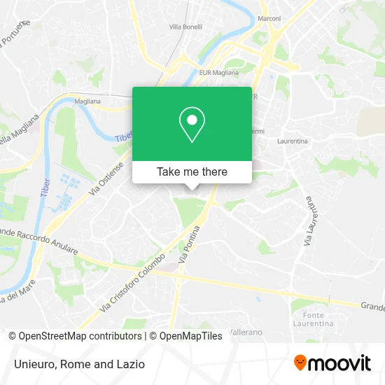 Unieuro map