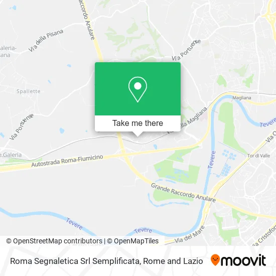 Roma Signage Srl Simplified map