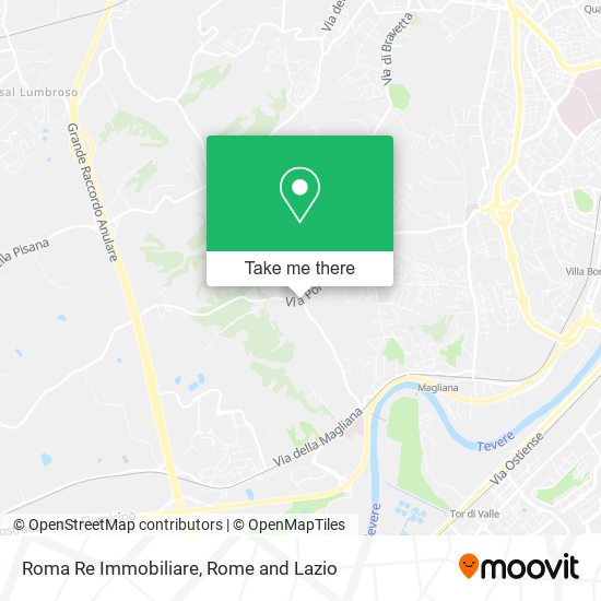 Roma Re Immobiliare map