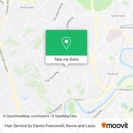 Hair Service by Danilo Francinelli map