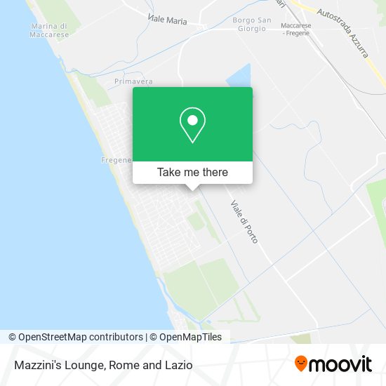 Mazzini's Lounge map