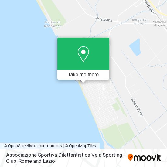 Associazione Sportiva Dilettantistica Vela Sporting Club map
