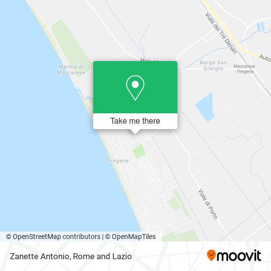 Zanette Antonio map