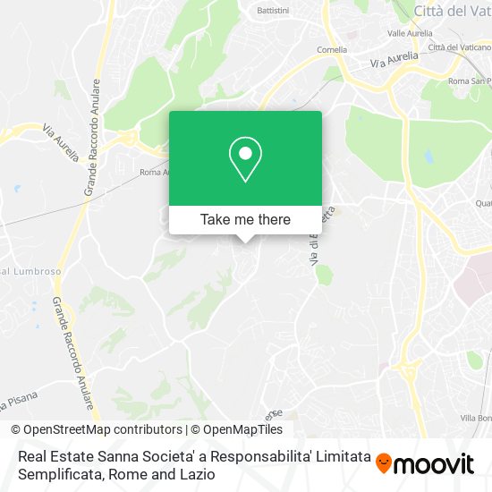 Real Estate Sanna Societa' a Responsabilita' Limitata Semplificata map