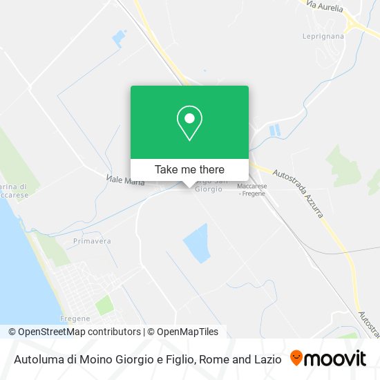 Autoluma di Moino Giorgio e Figlio map