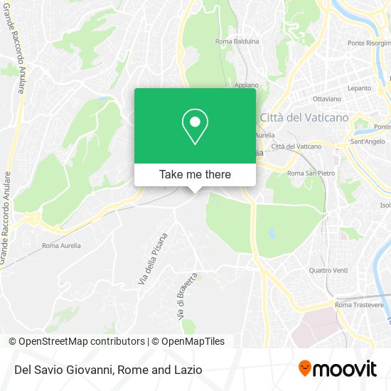 Del Savio Giovanni map