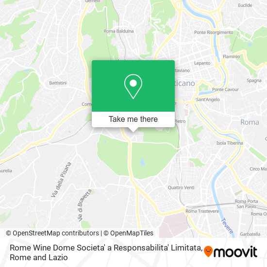 Rome Wine Dome Societa' a Responsabilita' Limitata map