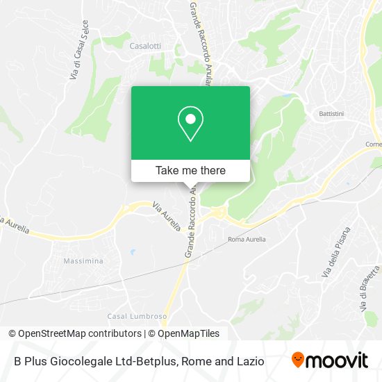B Plus Giocolegale Ltd-Betplus map