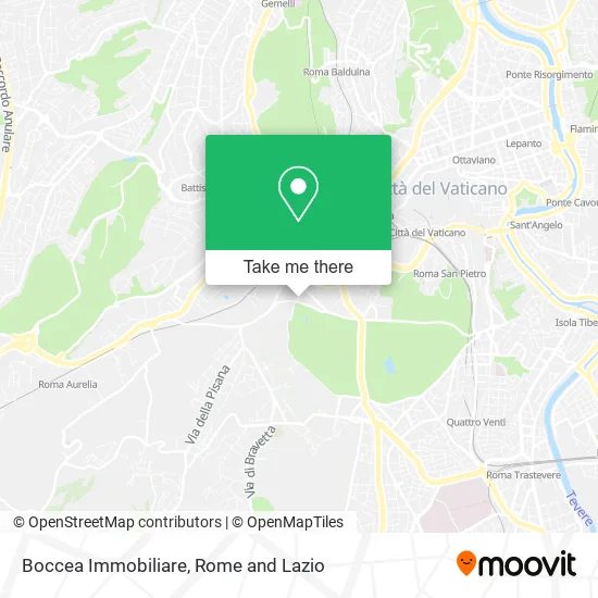 Boccea Real Estate map