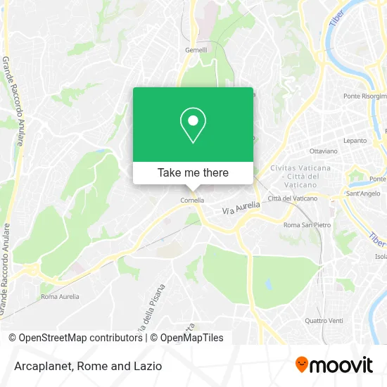 Arcaplanet map